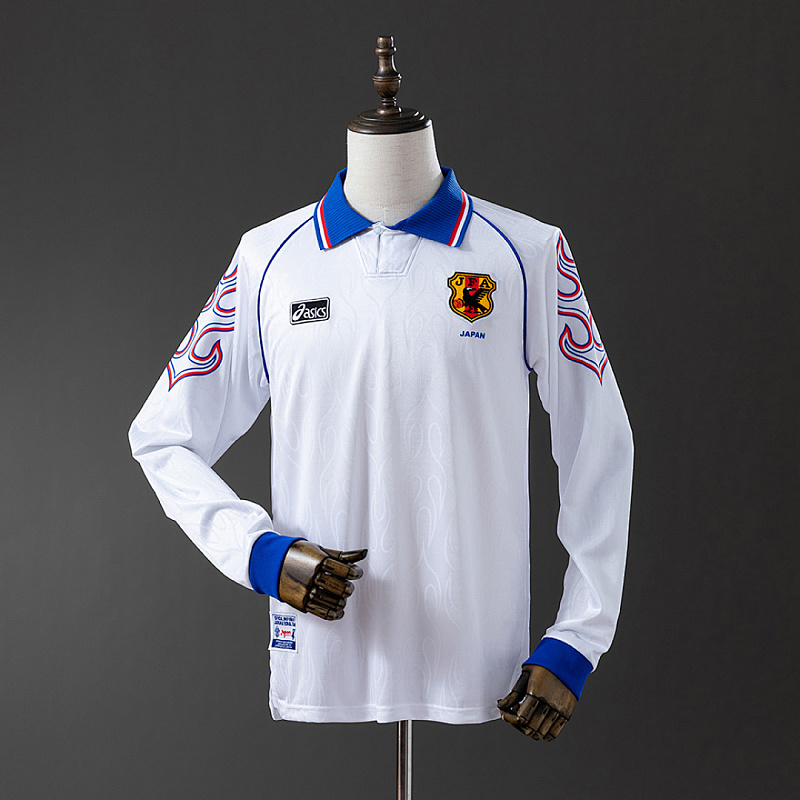 Giappone Japan 1998 Away Long Sleeve Retro Jersey S-XXL
