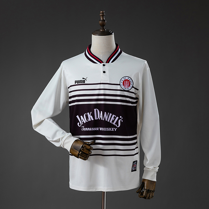 St. Pauli St. Pauli 97/98 Home Retro Long Sleeve Jersey S-XXL