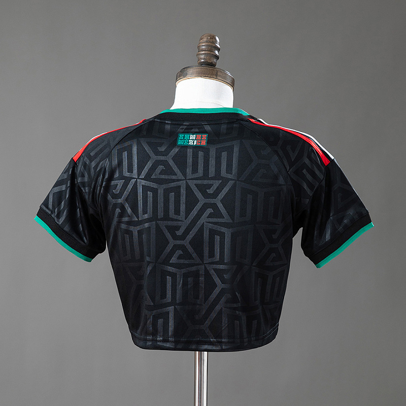 Messico Mexico 2026 Third Away Women's Crop Top Style S-XXL 2