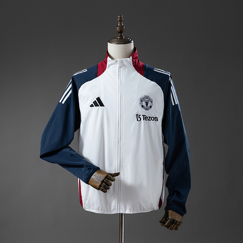 M-U Windbreaker M-U Windbreaker - White & Navy Blue S-XXL