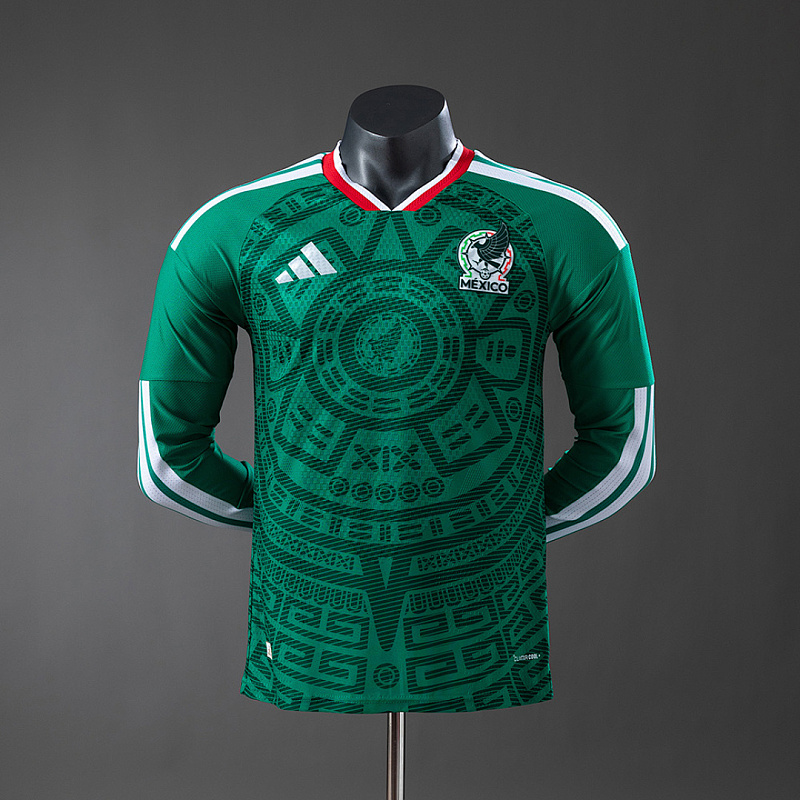 Messico Mexico 2026 Home Long-Sleeve Player Jerseys S-4XL