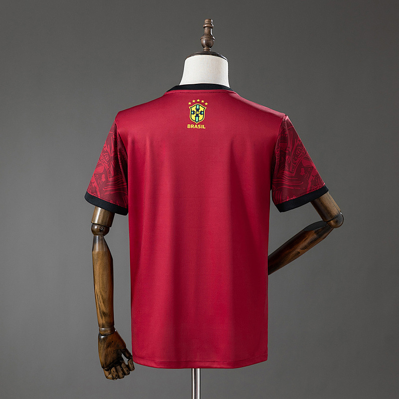 Brasile Brazil 2026 Concept Jersey Brown S-4XL 2