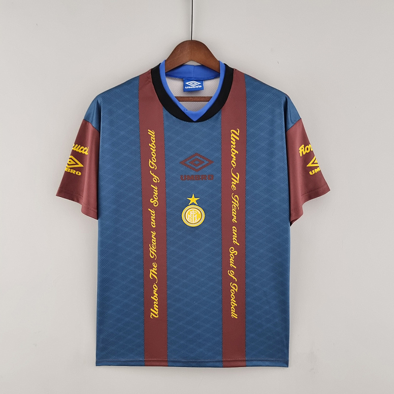 Inter Retro Inter Milan 94/95 Training Suit Red Blue S-XXL