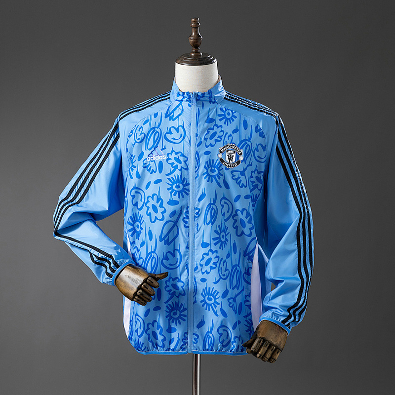 M-U Reversible M-U Reversible Jacket Windbreaker - Beige&Blue S-XXL 4