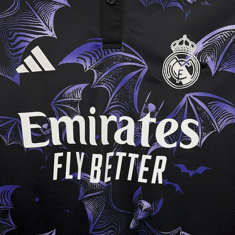 Real Madrid Real Madrid 2024/25 Purple Bat Special Edition Football Jersey S-XXL 5