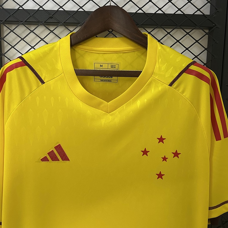 Cruzeiro 24/25 Cruzeiro Limited Edition Goalkeeper Yellow Jersey S-4XL 8