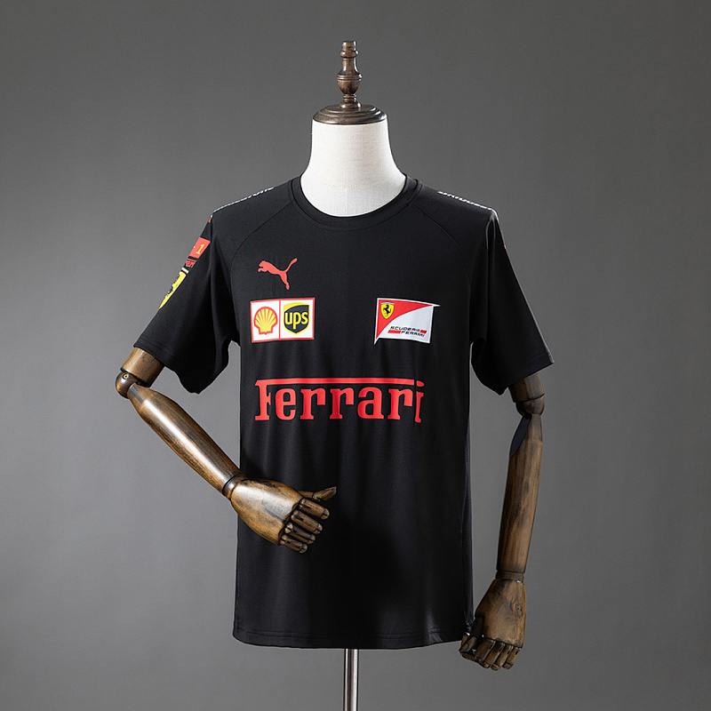 Scuderia Ferrari Scuderia Ferrari F1 2025 Black T-shirt S-3XL