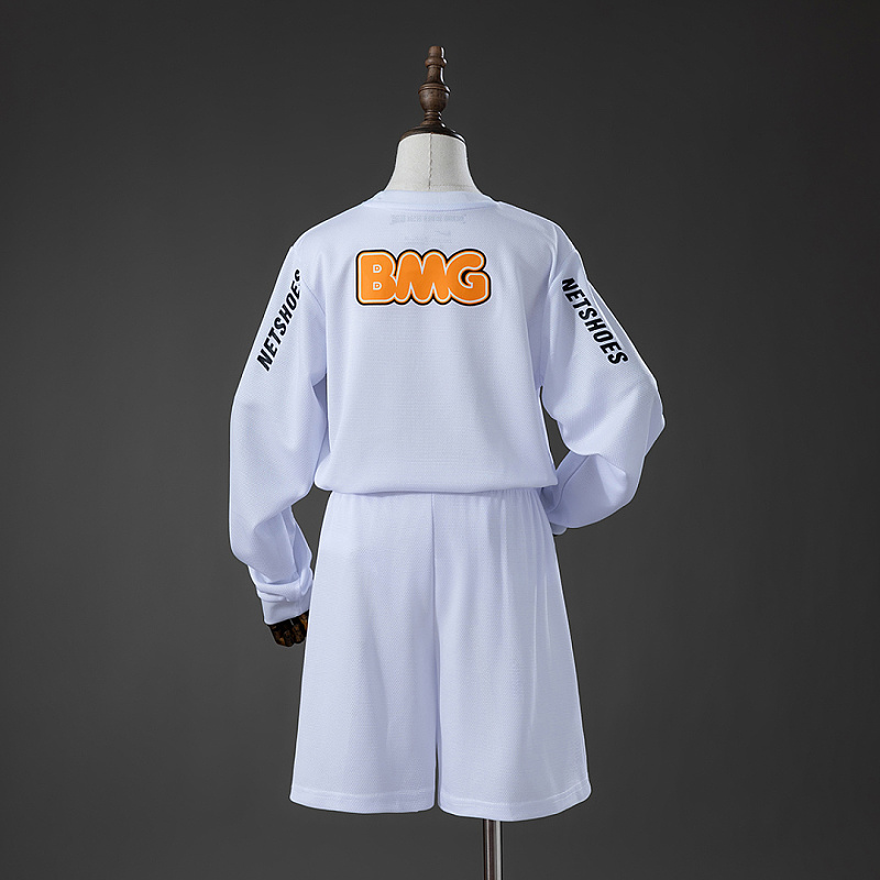 Santos Santos 12/13 Home Retro Long Sleeve Kids Kit Jersey Size 16-28 2