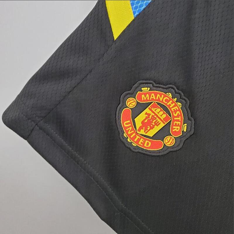 M. United 21/22 M. United training suit shorts black and blue S-XXL 3