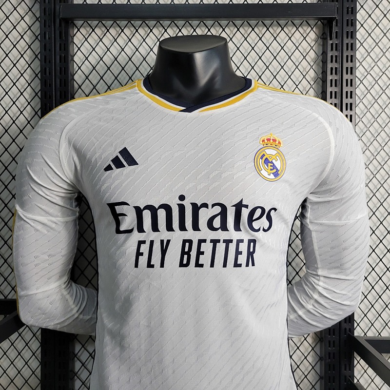 Real Madrid 23-24 Players Real Madrid's home long-sleeved size S-XXL 3