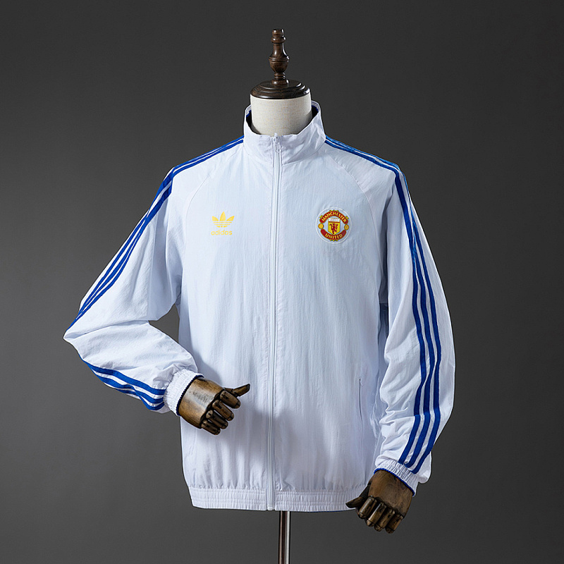M-U Reversible M-U Reversible Jacket Windbreaker - White & Blue S-XXL 3