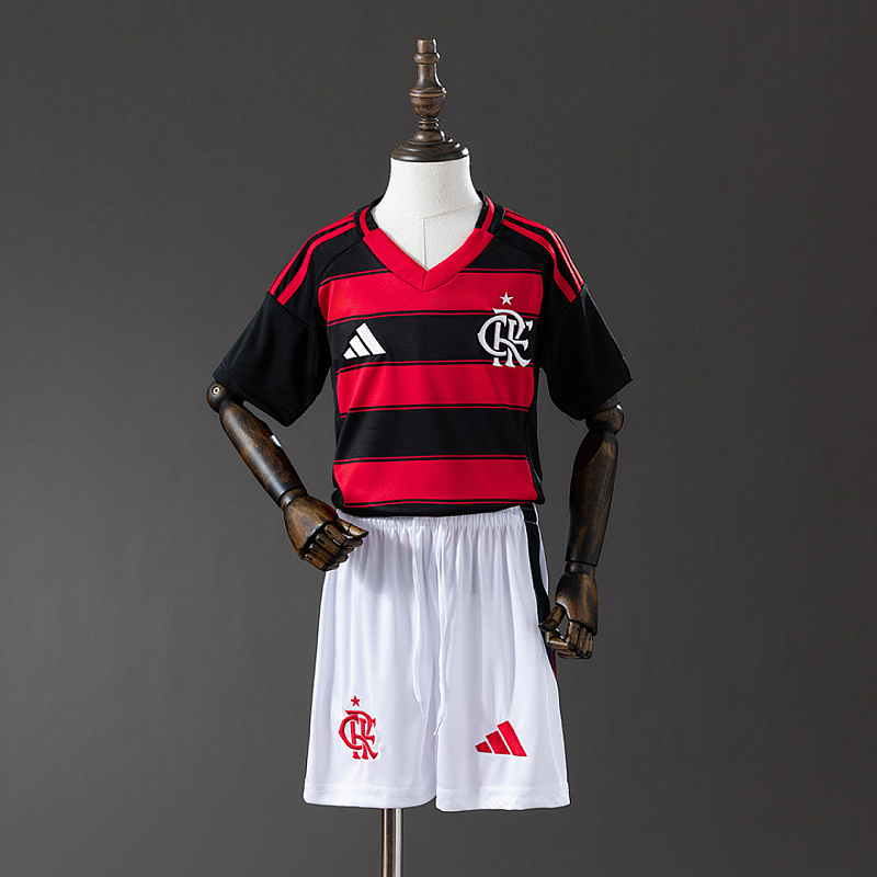 Flamengo Flamengo 25/26 Home kids kit Jersey SIZE 16-28