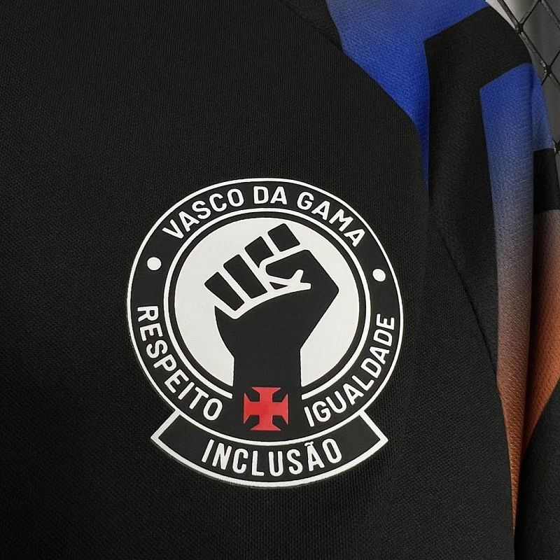 Vasco Vasco Da Gama 2024/25 Kappa Warm-up Black Jersey S-XXL 4