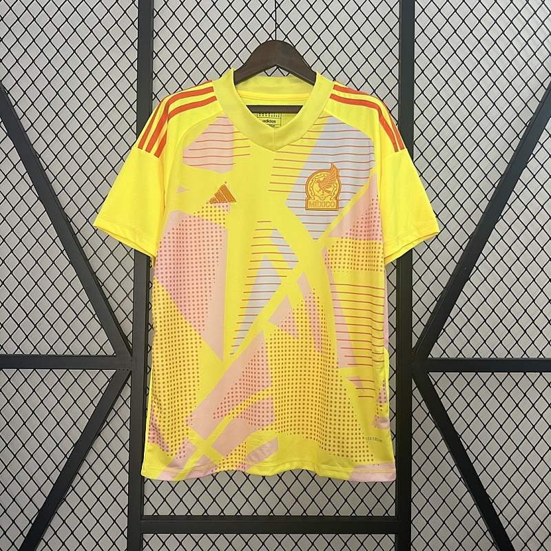 Messico Mexico Goalkeeper Yellow S-XXL