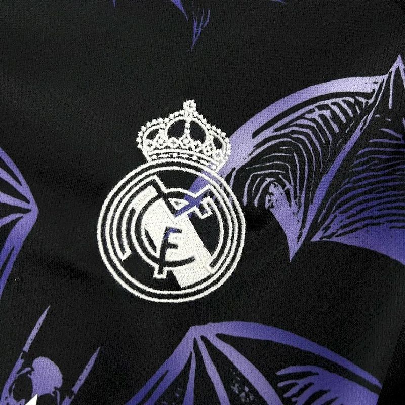 Real Madrid Real Madrid 2024/25 Purple Bat Special Edition Football Jersey S-XXL 7