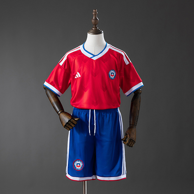 Chile 2026 Chile 2026 Home Kids Kit Jerseys Size 16-28