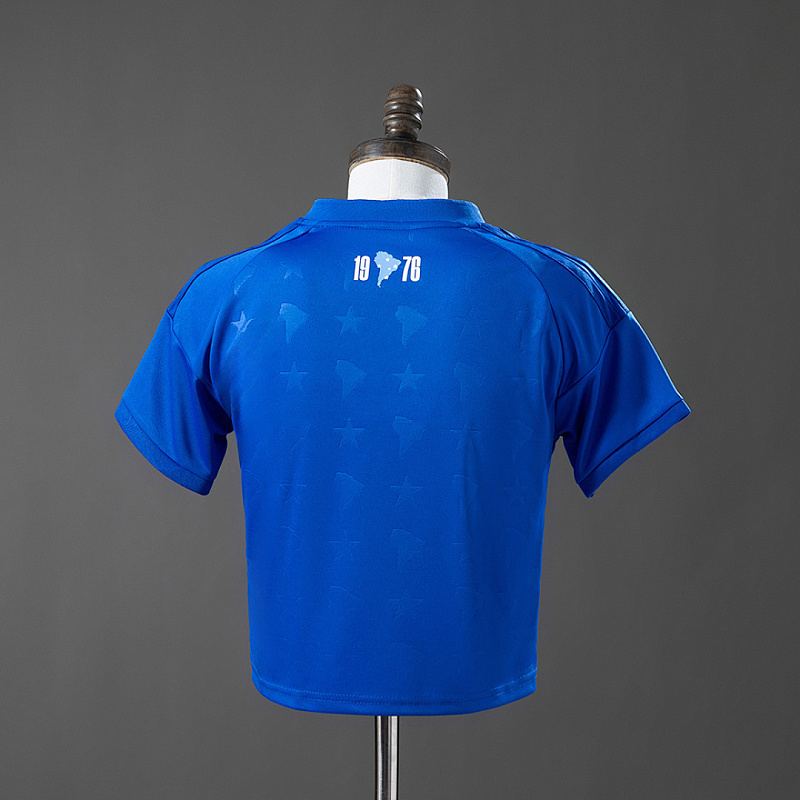Cruzeiro Cruzeiro 26/27 Home Women's Crop Top Style S-XXL 2