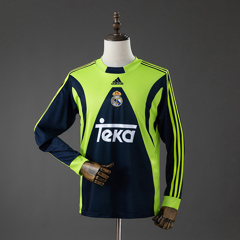Real Madrid Real Madrid 99/00 Retro GK Long Sleeve Jersey S-XXL