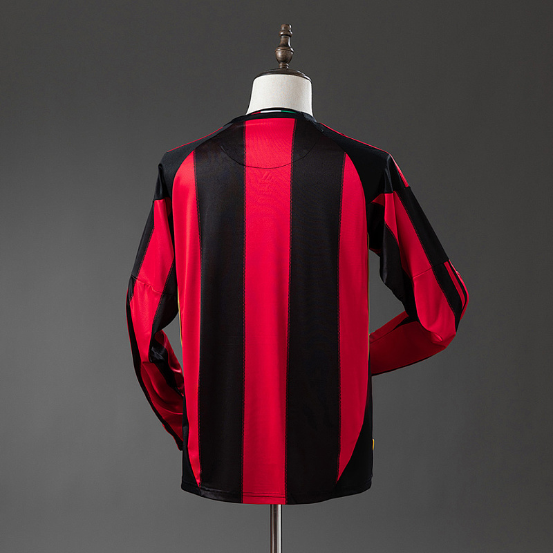 Milan AC Milan 10/11 Home Long Sleeve Retro Jersey S-XXL 2