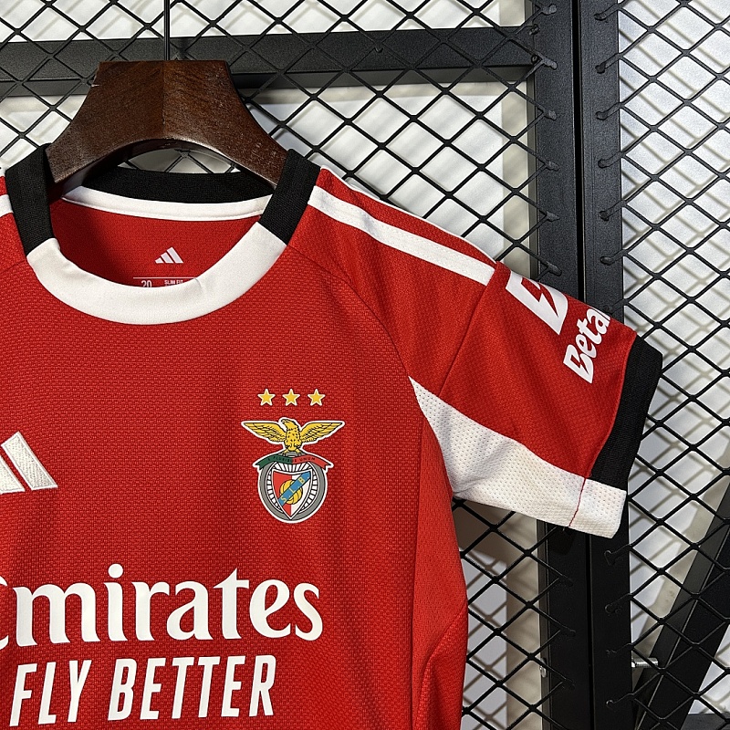 Benfica 25/26 Kids Benfica Home Size: 16-28 6