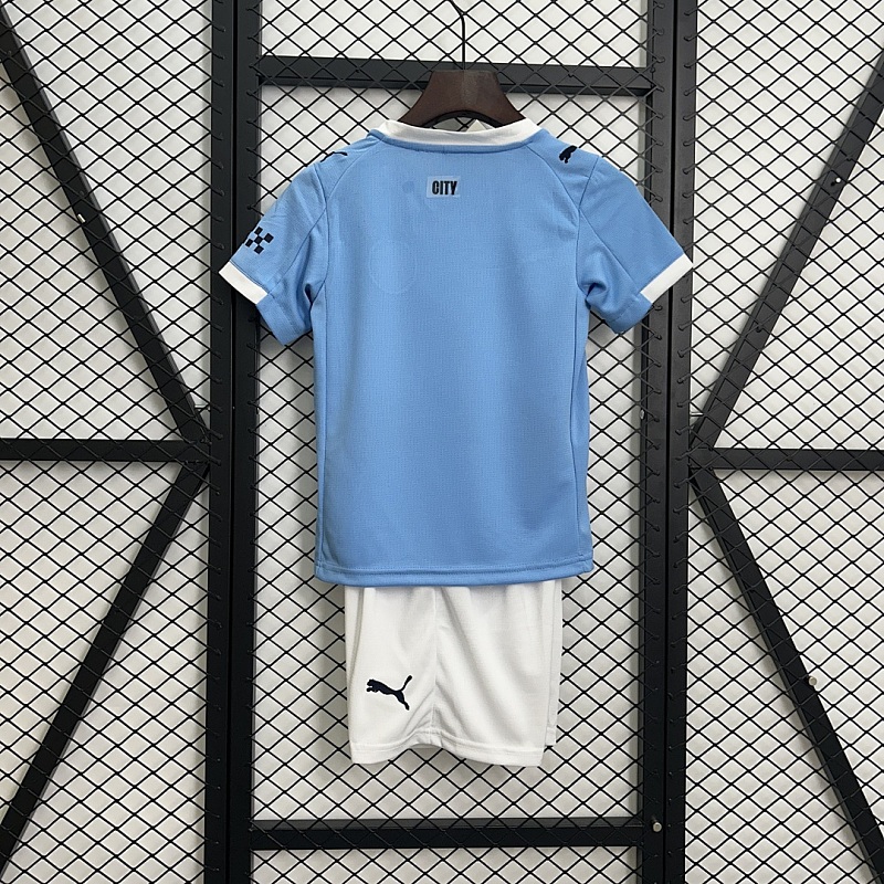 Manchester City 25/26 kids Manchester City home size: 16-28 7