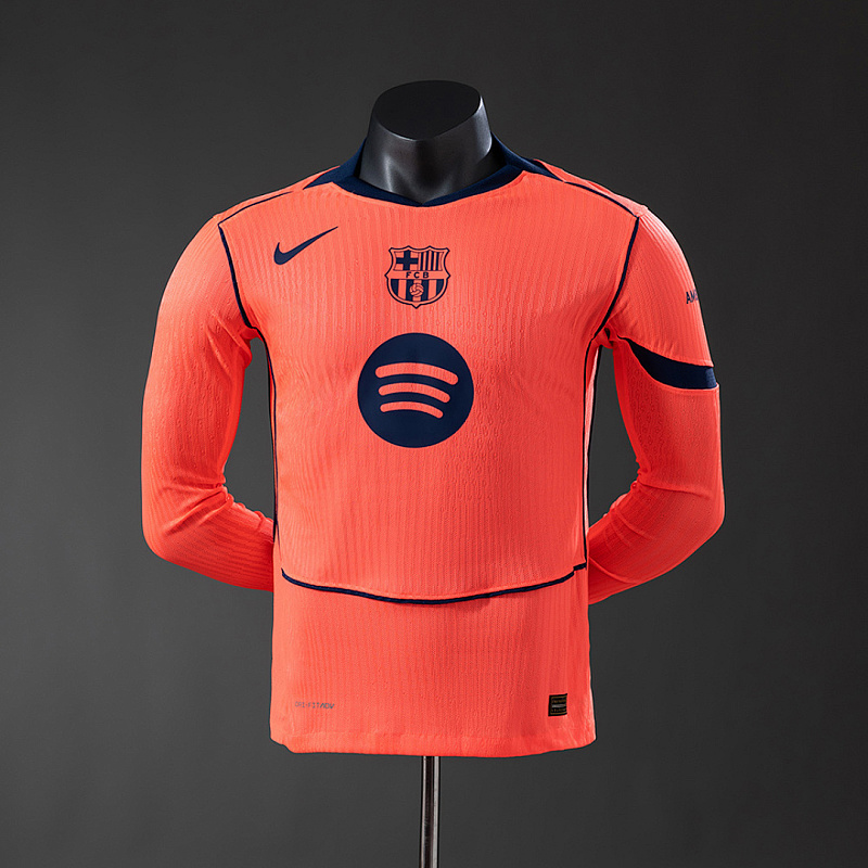Barcelona Barcelona 25/26 Third Away Long-Sleeve Player Jersey S-3XL