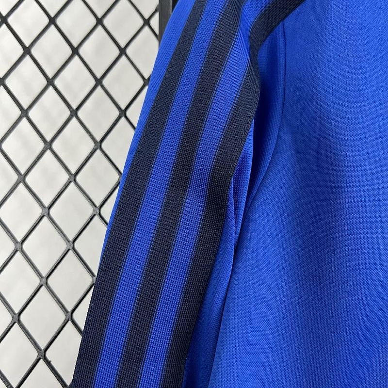 Manchester United Manchester United 2024/25 Joint Edition Blue Long Sleeves Retro Jersey S-XXL 4