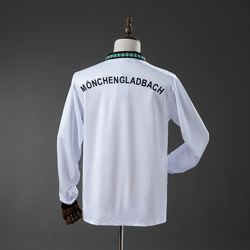 Borussia Monchengladbach Borussia Monchengladbach 95/96 Home Long-Sleeve Retro Jersey S-XXL 2
