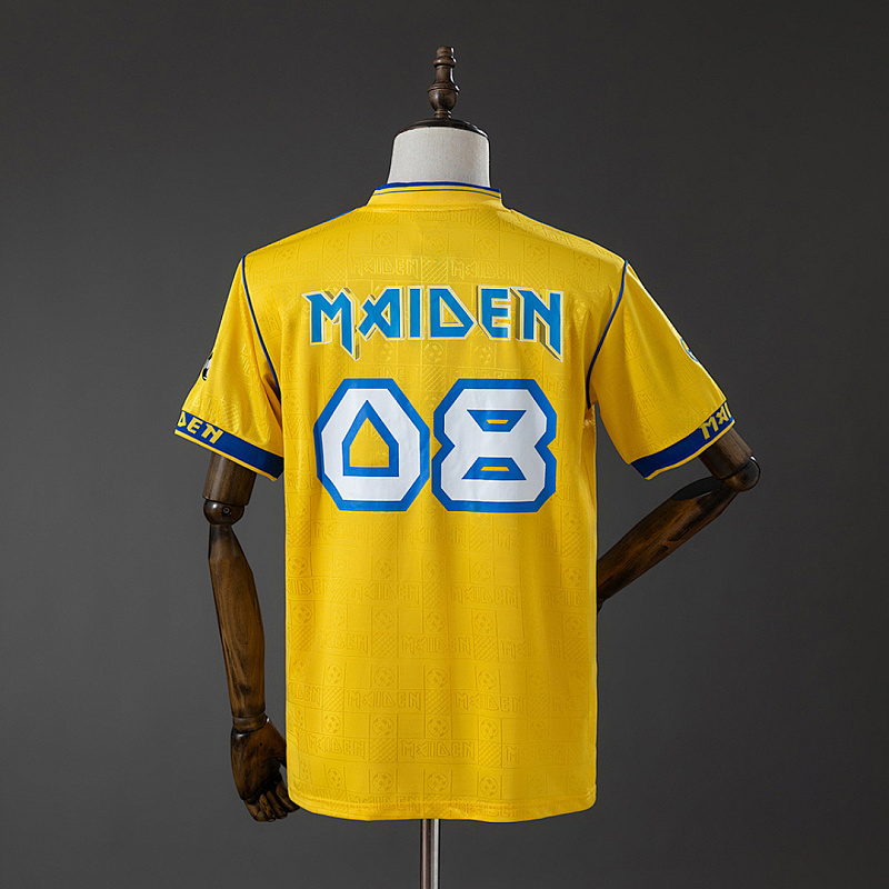 West Ham Iron Maiden x West Ham United 2008 Retro Yellow Jersey S-XXL 2