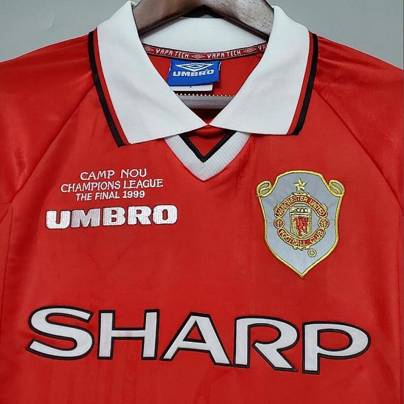 long-sleeved M. Retro long-sleeved 99/00 M. United Champions League version home S-XXL 10
