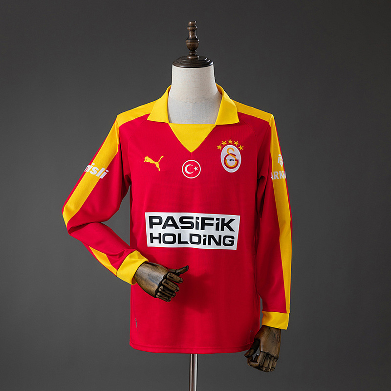 Galatasaray Edition Galatasaray 25/26 Retro Edition - Red Long-Sleeved Jersey S-4XL