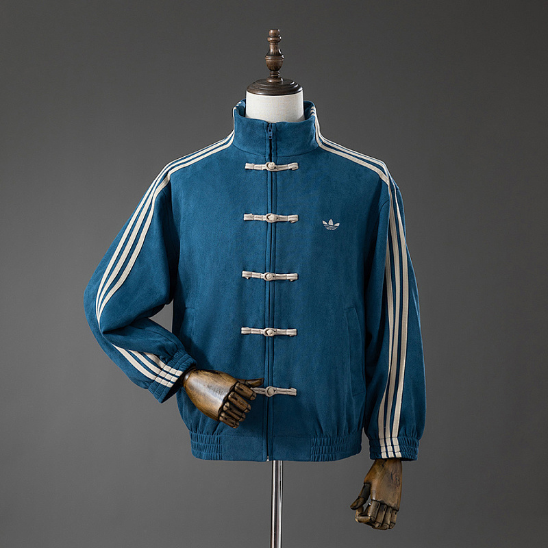 (Chinese New (Chinese New Year) Tang-style jacket - Cowboy Blue S-XXL