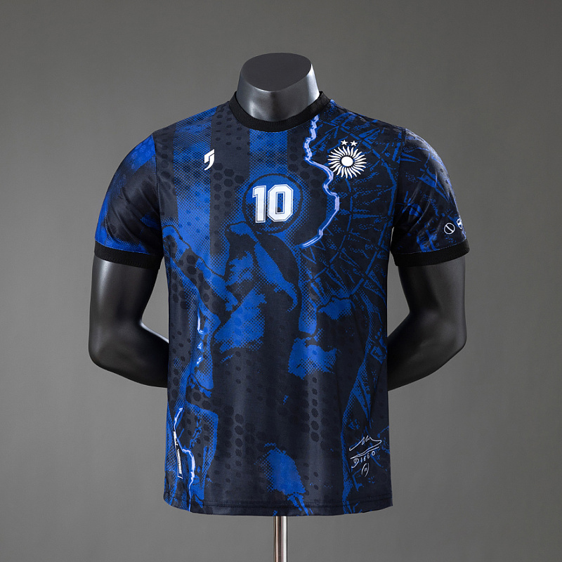 Argentina Argentina Maradona #10 Special Edition-Blue Player Jersey S-2XL