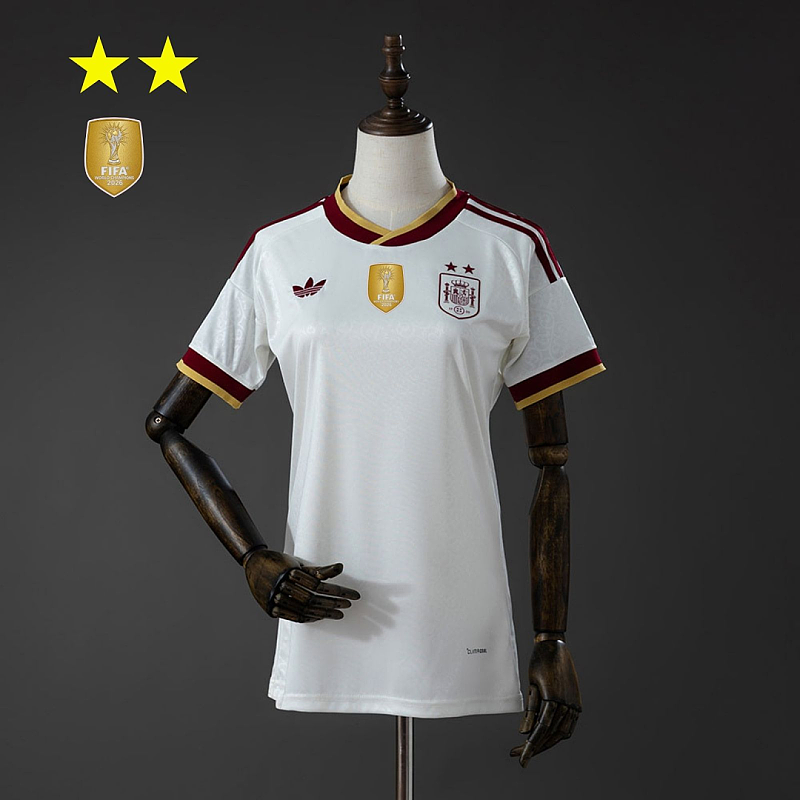 Spagna Spain 2026 Women's Away 2-Star Champion Edition Jersey S-XXL