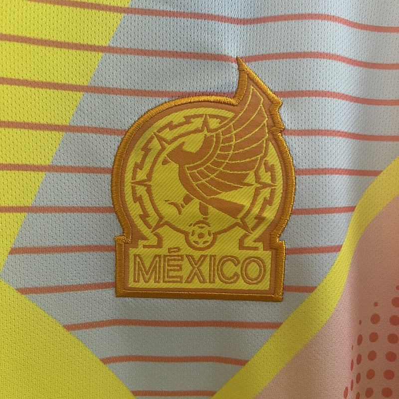 Messico Mexico Goalkeeper Yellow S-XXL 5