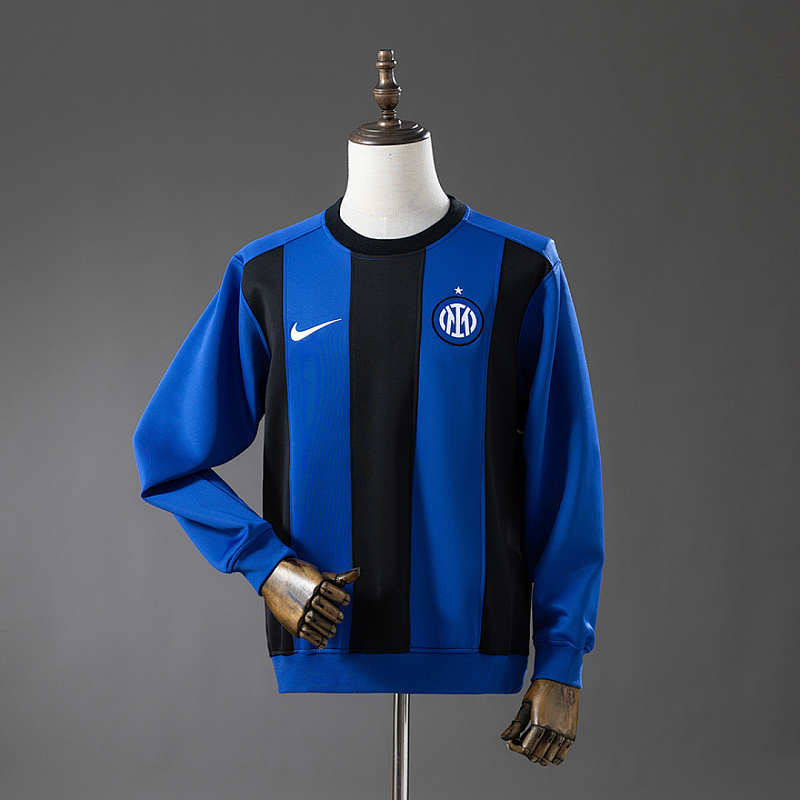 Inter Inter Milan 25/26 Long-sleeved Sweatshirt - Dark Blue & Black M-4XL