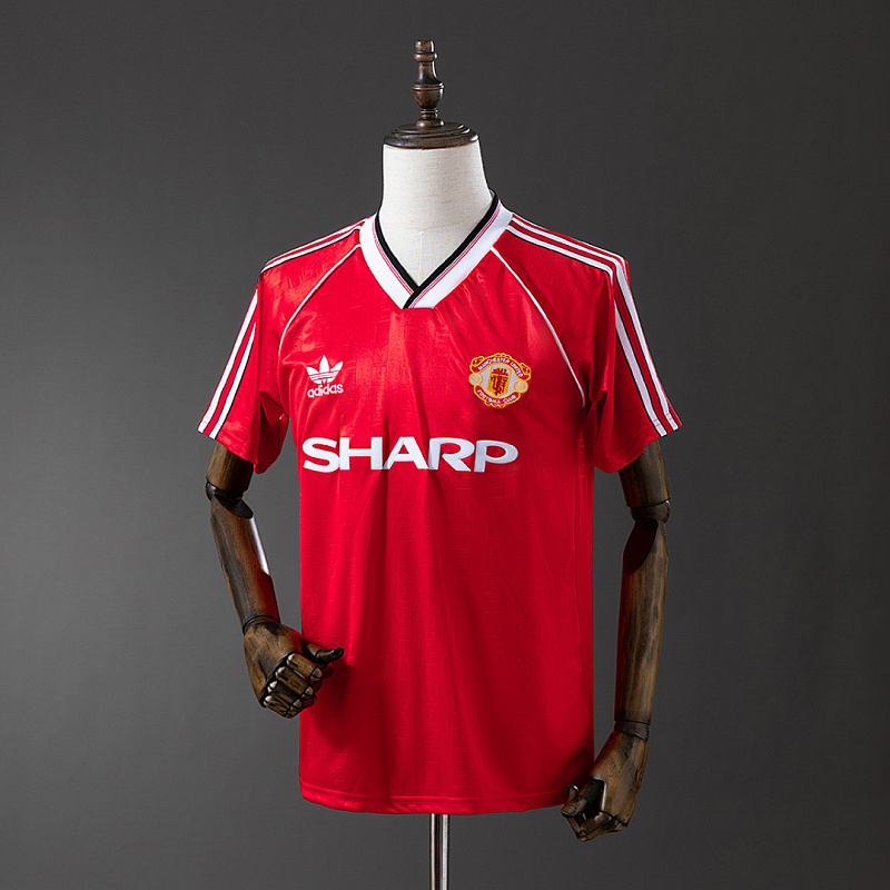 M-U 1984 M-U 1984 Home Retro Jersey S-XXL