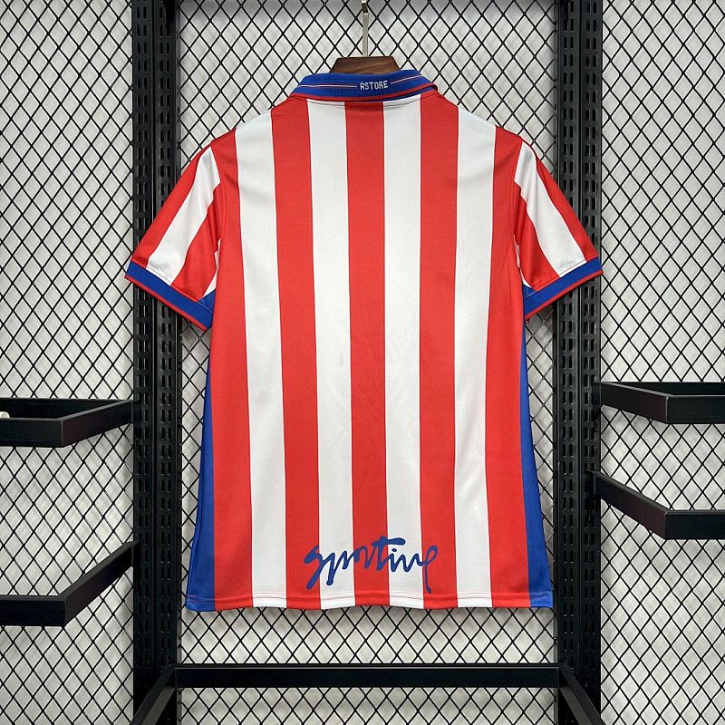 Sporting CP Sporting de Gijon 2001/02 Home Retro Jersey S-XXL 8