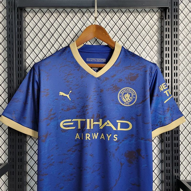 Manchester City 23-24 Manchester City Blue Special Edition Size S-4XL 5