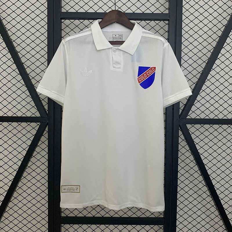 Colo Colo 25/26 Colo Colo 100th Anniversary White S-XXL
