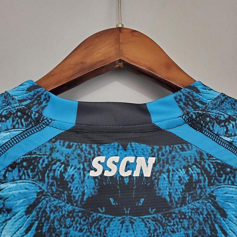 Napoli 21/22 S.S.C. Napoli black blue Kappa × Marcelo Burlon S-XXL 9
