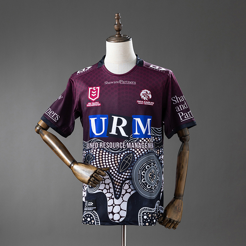 NRL Manly NRL Manly Warringah Sea Eagles 2025 Indigenous Jersey S-5XL