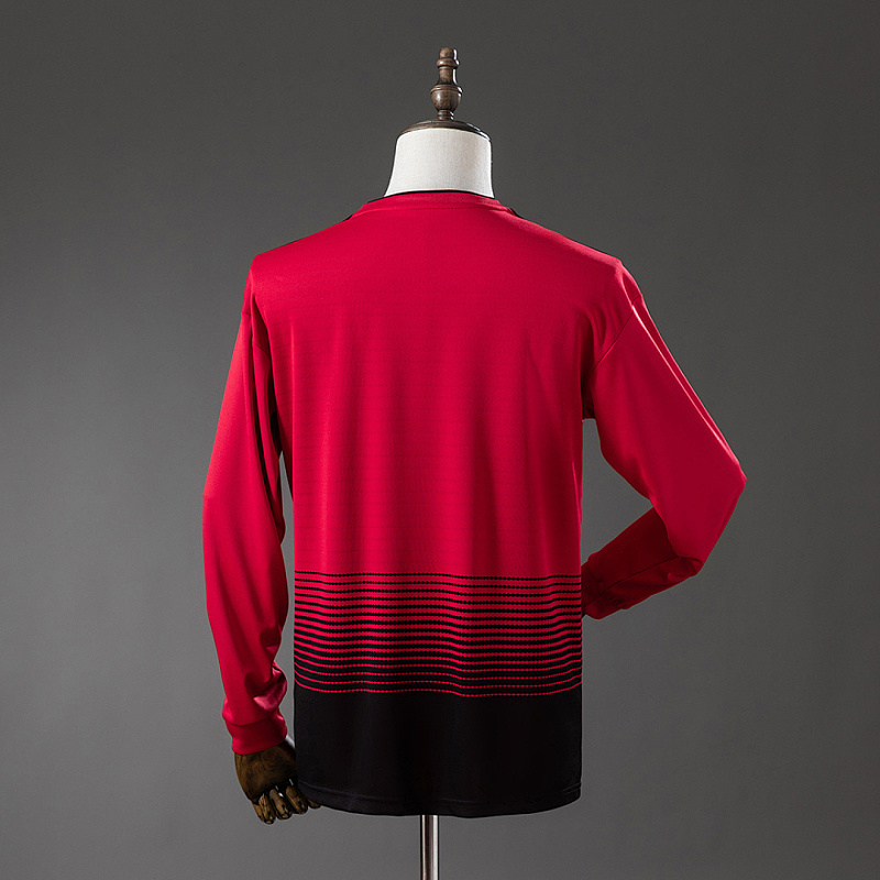 M-U 1819 M-U 1819 Home Long-Sleeve Retro Jersey S-XXL 2
