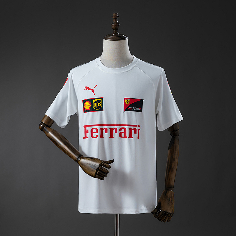 Scuderia Ferrari Scuderia Ferrari F1 2025 White T-shirt S-3XL