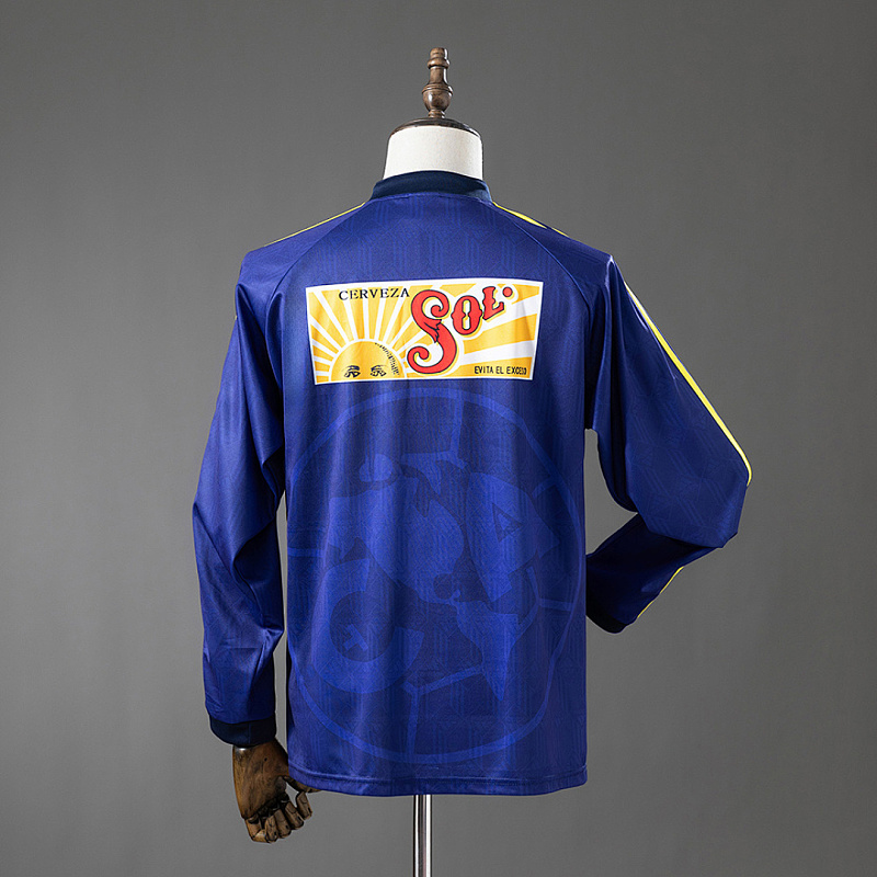 America Long-Sleeved America 97/98 Away Long-Sleeved Retro Jersey S-XXL 2