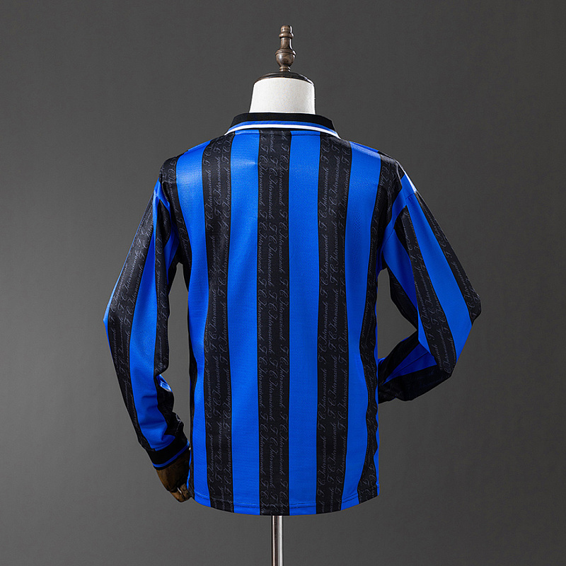Inter Inter Milan 97/98 Home Long Sleeve Retro Jersey S-XXL 2
